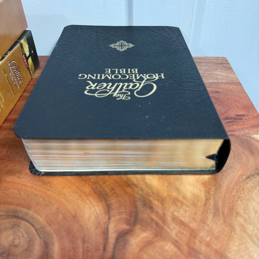 The Gaither Homecoming Bible NKJV Black Bonded Leather Bill Gloria Gaither Boxed - Picture 7 of 13